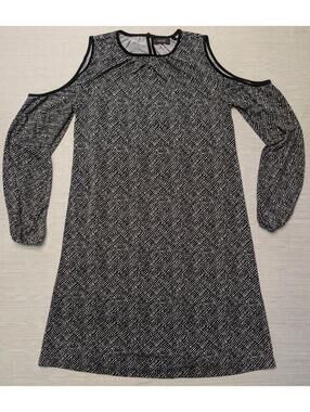 APT 9 Monochrome Open Shoulder Dress XS